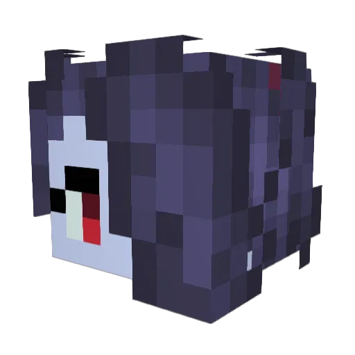 Onionboss Minecraft avatar head, 3D render