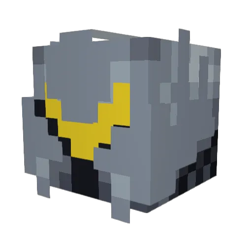 Onionduck Minecraft avatar head, 3D render