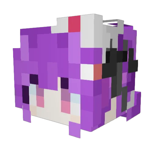 OnionsBee Minecraft avatar head, 3D render