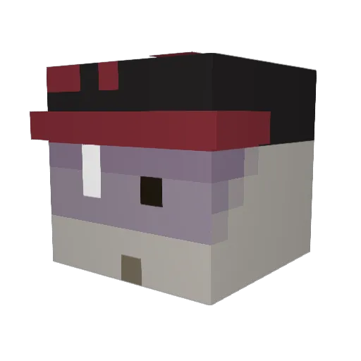 Onipon_ Minecraft avatar head, 3D render