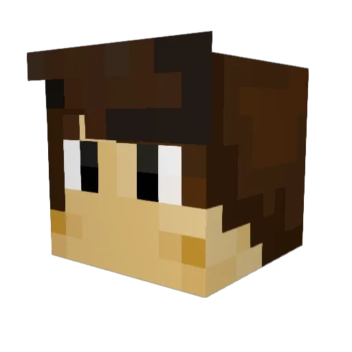 OnirGaming Minecraft avatar head, 3D render
