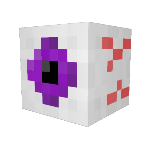 Onis_Eye Minecraft avatar head, 3D render