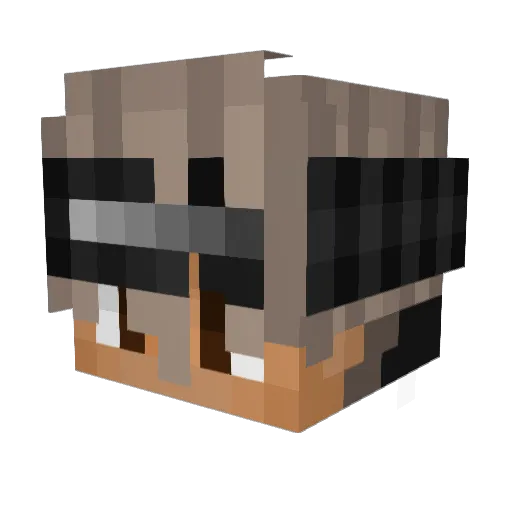 OnitLP Minecraft avatar head, 3D render