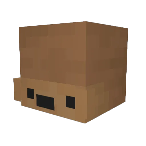 Onix_mc Minecraft avatar head, 3D render