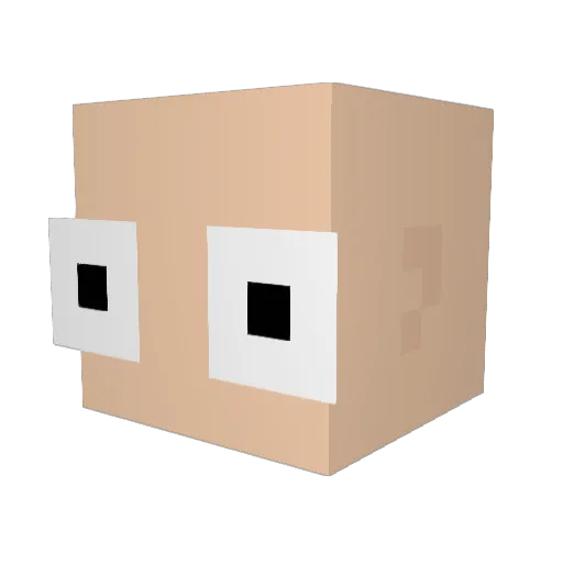 Onixft_ Minecraft avatar head, 3D render