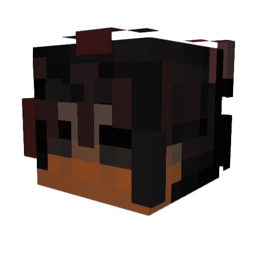 Onixnz Minecraft avatar head, 3D render