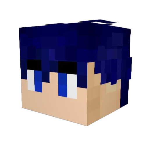 OnixpectedPlayer Minecraft avatar head, 3D render