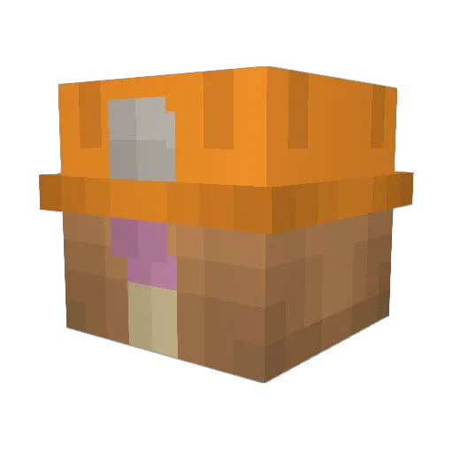 Onizo Minecraft avatar head, 3D render