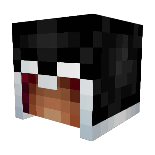 OnjoT Minecraft avatar head, 3D render