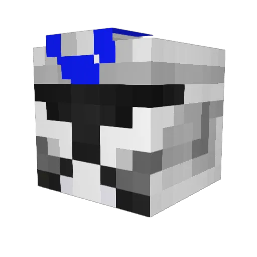 OnkelDave Minecraft avatar head, 3D render