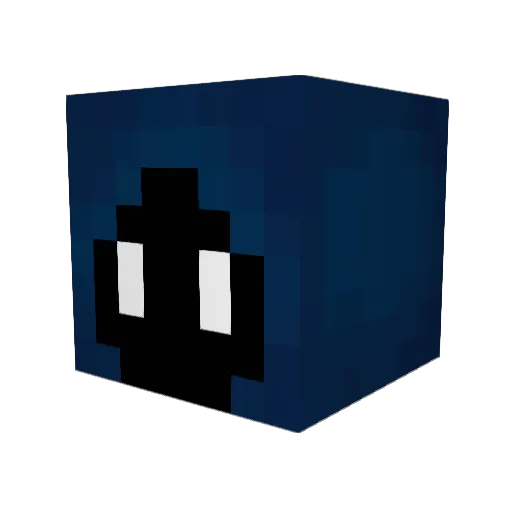 OnlMinecraft Minecraft avatar head, 3D render