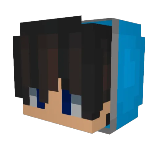 OnlineGamerPro Minecraft avatar head, 3D render