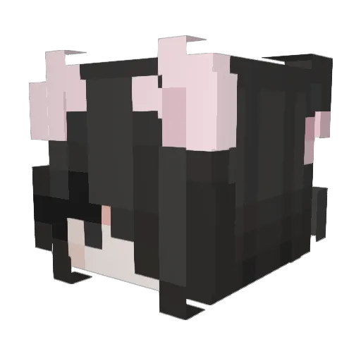 OnlineRuby Minecraft avatar head, 3D render