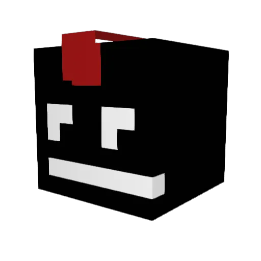 Onlly_duuck Minecraft avatar head, 3D render