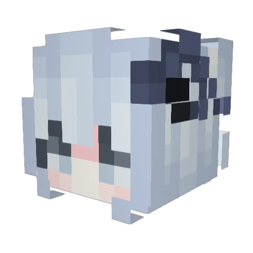Only01 Minecraft avatar head, 3D render