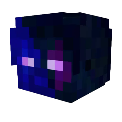 Only16Letters Minecraft avatar head, 3D render