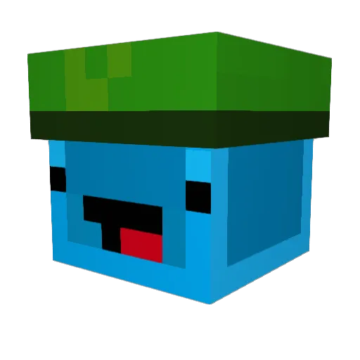 Only1TimeGolfer Minecraft avatar head, 3D render