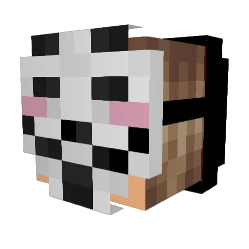 Only1Troller Minecraft avatar head, 3D render