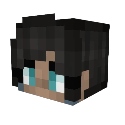 OnlyAlejandro Minecraft avatar head, 3D render