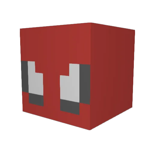 OnlyAspects Minecraft avatar head, 3D render