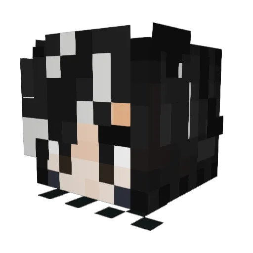 OnlyBim Minecraft avatar head, 3D render