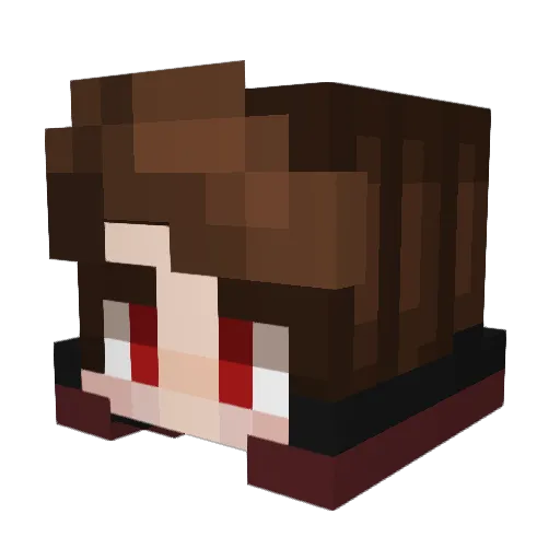 OnlyCitoTWz_ Minecraft avatar head, 3D render