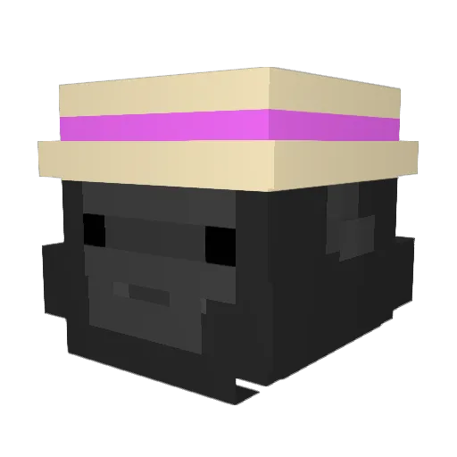 OnlyF1reYT Minecraft avatar head, 3D render