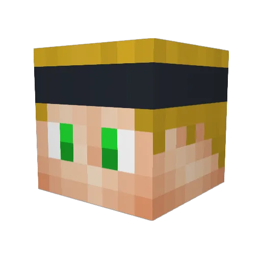OnlyFlae Minecraft avatar head, 3D render