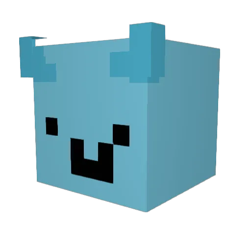 OnlyFlex__ Minecraft avatar head, 3D render