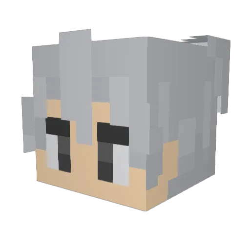 OnlyKiean Minecraft avatar head, 3D render
