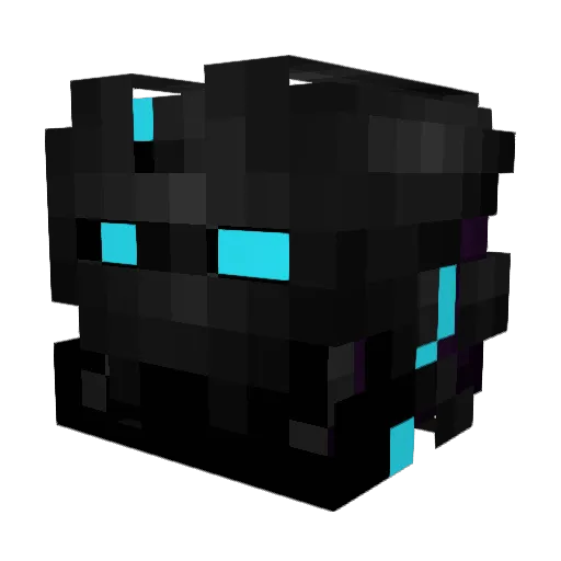OnlyMamba Minecraft avatar head, 3D render