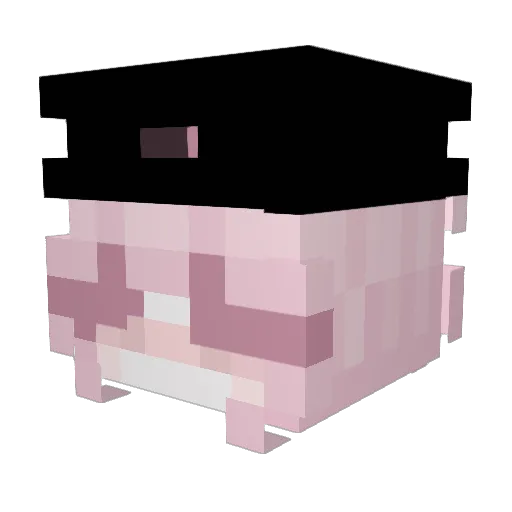 OnlyMonke Minecraft avatar head, 3D render