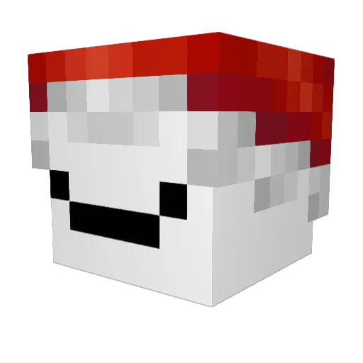 OnlyNaya Minecraft avatar head, 3D render