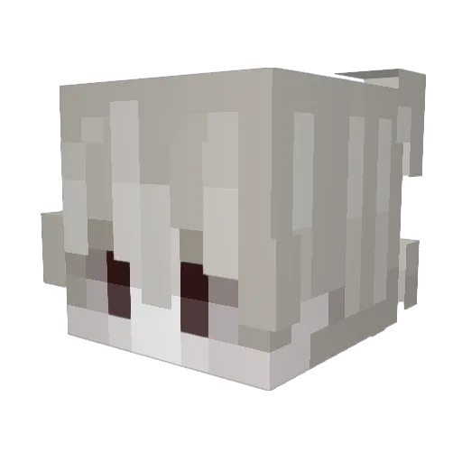 OnlyNetherite Minecraft avatar head, 3D render