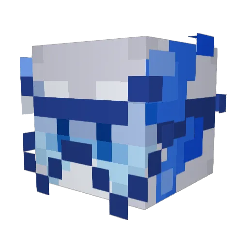 OnlyOnWednesdays Minecraft avatar head, 3D render