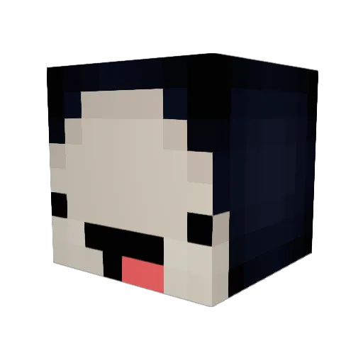 OnlyOneFate Minecraft avatar head, 3D render
