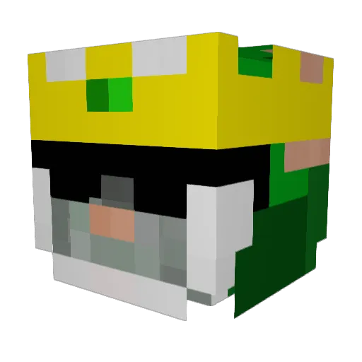 OnlyOxy Minecraft avatar head, 3D render