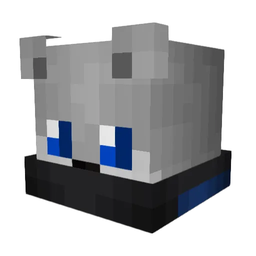 OnlyReal Minecraft avatar head, 3D render