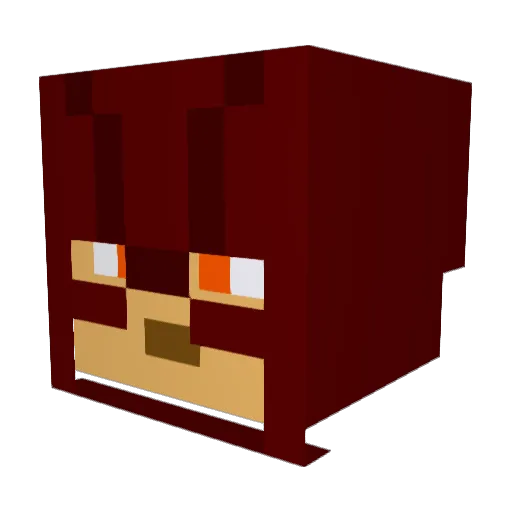 OnlyRoids Minecraft avatar head, 3D render