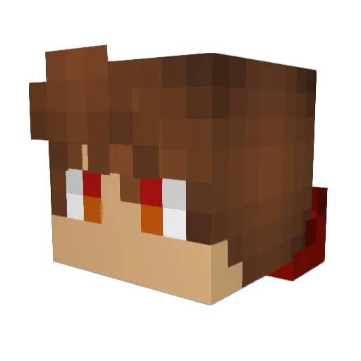 OnlyScott_ Minecraft avatar head, 3D render