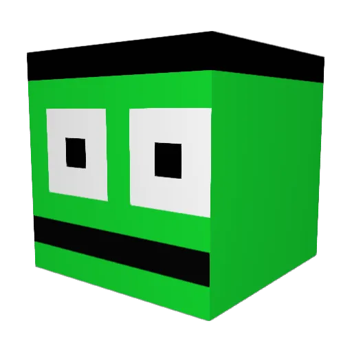 OnlyVoided Minecraft avatar head, 3D render