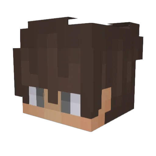 OnlyXArian_ Minecraft avatar head, 3D render