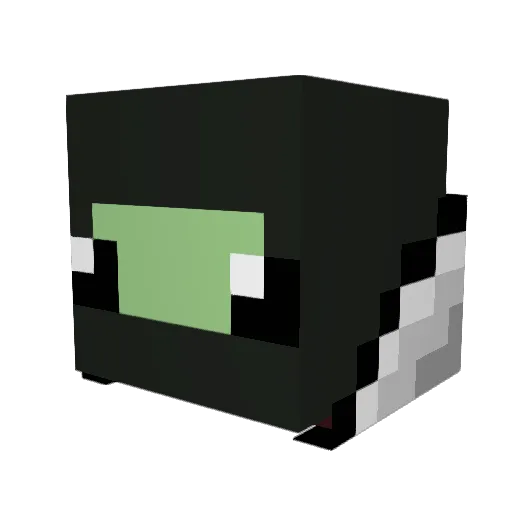 OnlyZoku Minecraft avatar head, 3D render