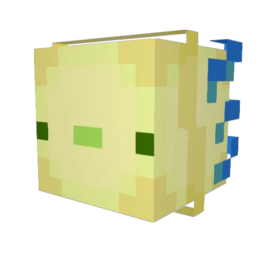 Only_67 Minecraft avatar head, 3D render