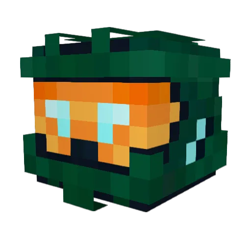 Only_A_Squid Minecraft avatar head, 3D render
