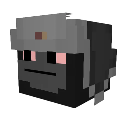 Only_One_King Minecraft avatar head, 3D render