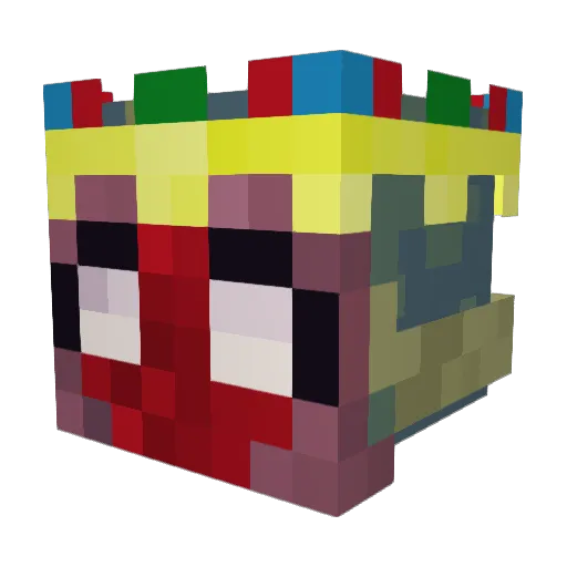 Only_Spidey Minecraft avatar head, 3D render