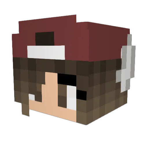 Only_him2001 Minecraft avatar head, 3D render