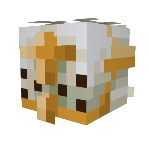 Onlyhellz Minecraft avatar head, 3D render