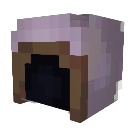 Onmiir Minecraft avatar head, 3D render